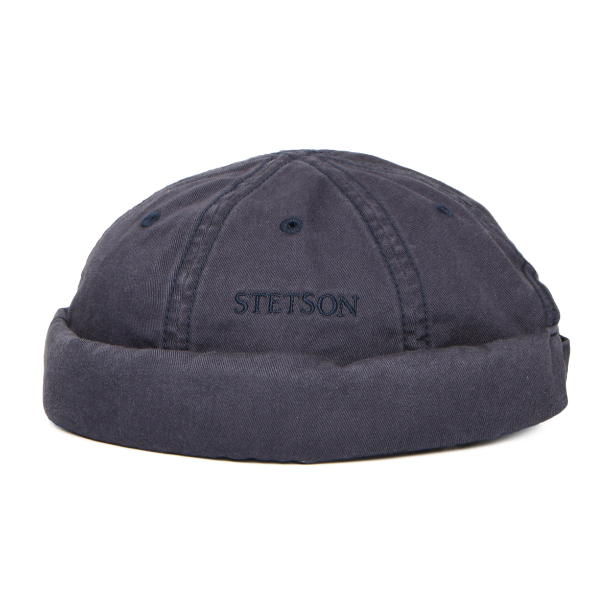 Bonnet Miki Breton en Coton bleu marine STETSON