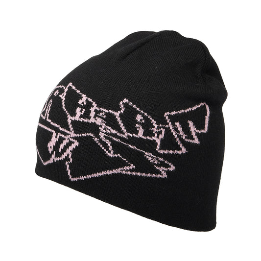 Bonnet Screwed Up Scripter noir-rose clair CARHARTT WIP