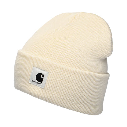Bonnet à Revers Ashley blanc cassé CARHARTT WIP