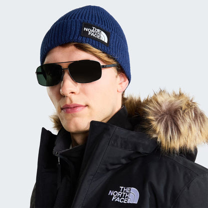 Bonnet Recyclé TNF Logo Box bleu marine THE NORTH FACE