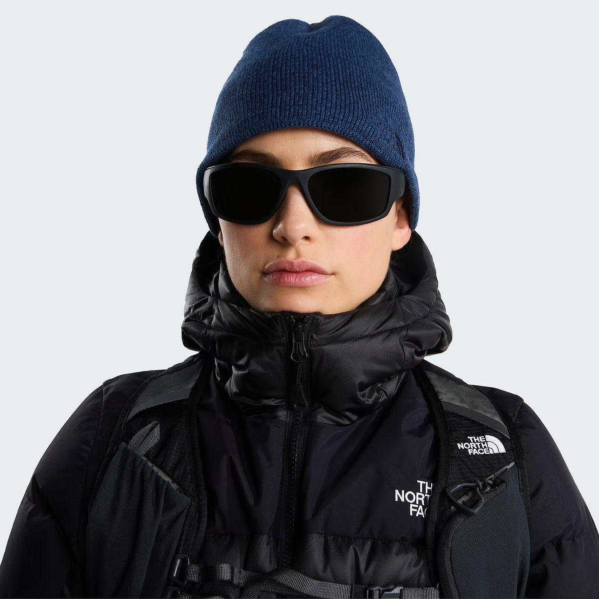 Bonnet Recyclé Jim bleu chiné THE NORTH FACE