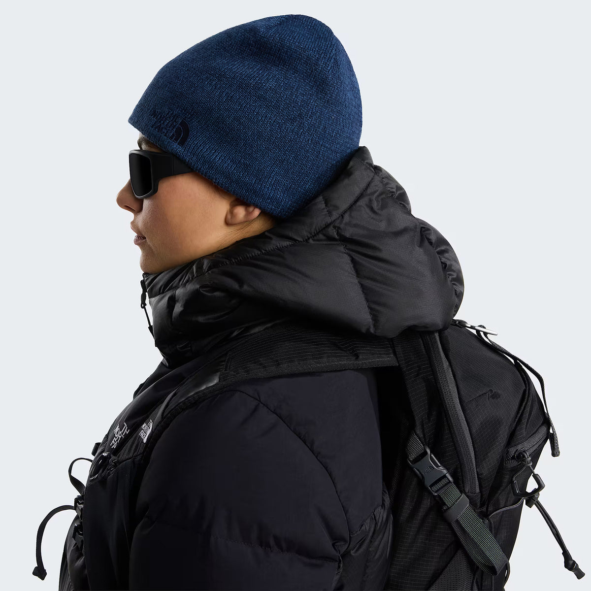 Bonnet Recyclé Jim bleu chiné THE NORTH FACE