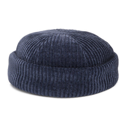 Bonnet Miki Breton en Jersey Côtelé bleu marine STETSON