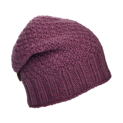 Bonnet Boutonné mauve KUSAN
