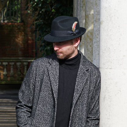 Chapeau Trilby Déformable Blues noir JAXON & JAMES - VENTE EN GROS