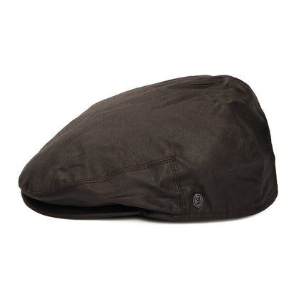Casquette Plate en Toile Cirée marron JAXON & JAMES - VENTE EN GROS