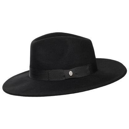 Chapeau Fedora à Bord Large The Author noir JAXON & JAMES - VENTE EN GROS