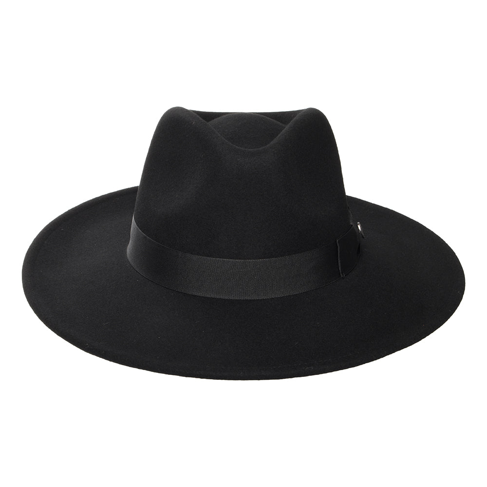 Chapeau Fedora à Bord Large The Author noir JAXON & JAMES - VENTE EN GROS