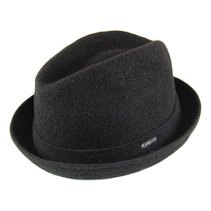 Chapeau Trilby en Laine Player noir KANGOL