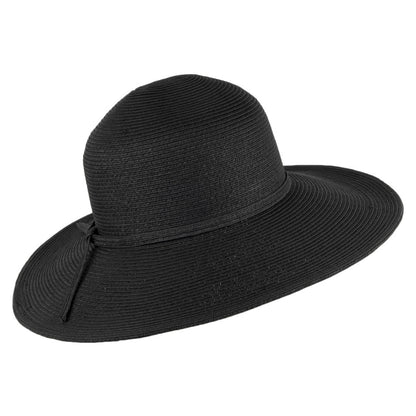 Chapeau Été Brighton noir SUR LA TETE