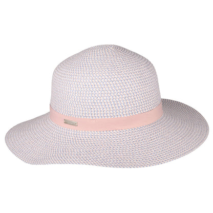 Chapeau Été Capeline Ruban rose-bleu clair SEEBERGER