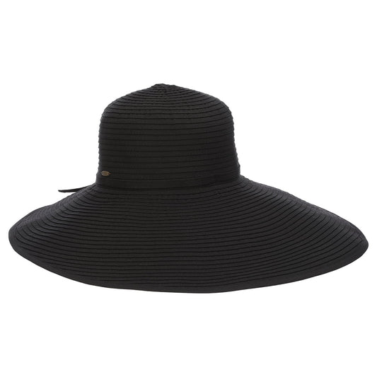 Chapeau Été à Bord Large Russo noir SCALA