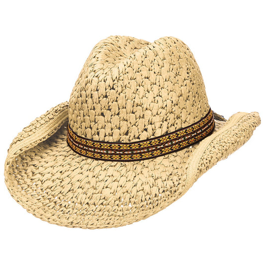 Chapeau Australien en Paille Toyo Crochetée Outlier naturel CAPPELLI