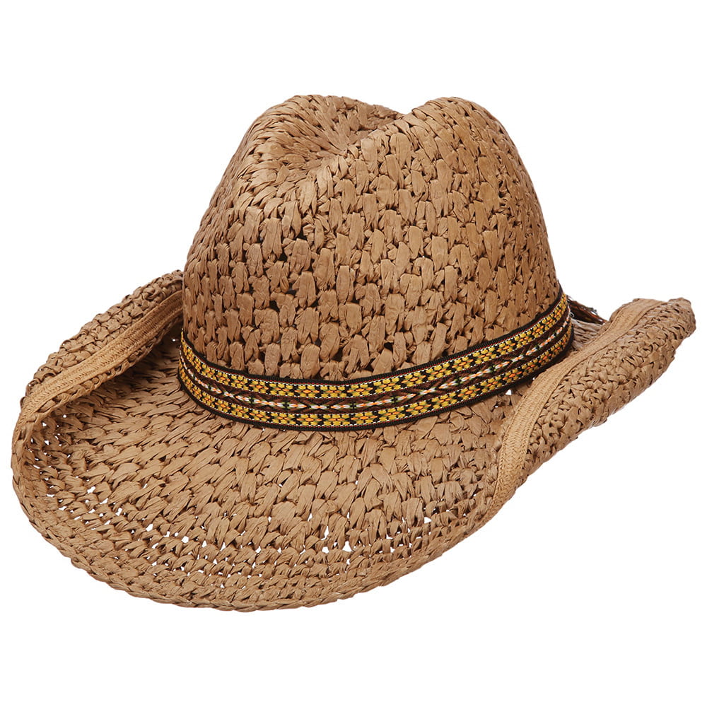 Chapeau Australien en Paille Toyo Crochetée Outlier thé CAPPELLI
