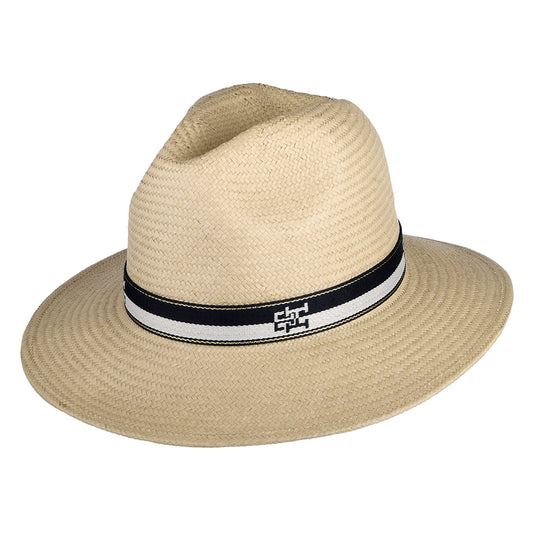 Chapeau Fedora en Paille Toyo Iconic Prep naturel TOMMY HILFIGER