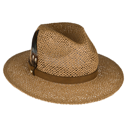 Chapeau Fedora Été Tatton beige sable FAILSWORTH