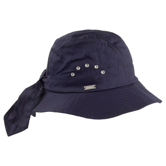 Chapeau Cloche Knotted bleu marine BETMAR