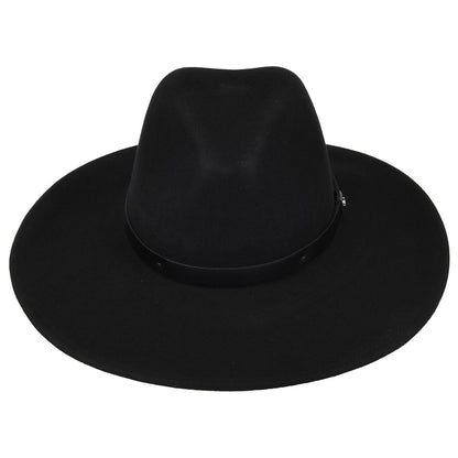 Chapeau Fedora à Bord Large Layton noir BRIXTON