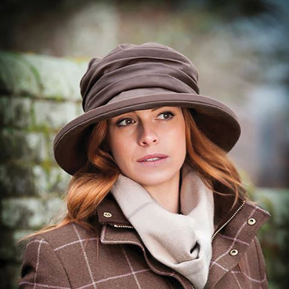 Chapeau Bob Imperméable Annabel marron OLNEY