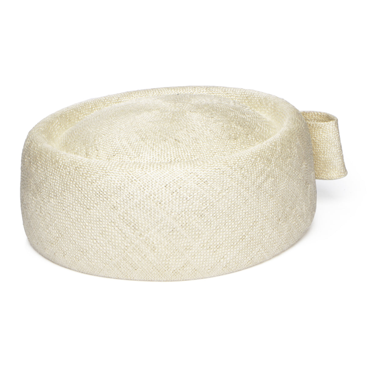 Chapeau Calot en Paille Jackie O ivoire WHITELEY