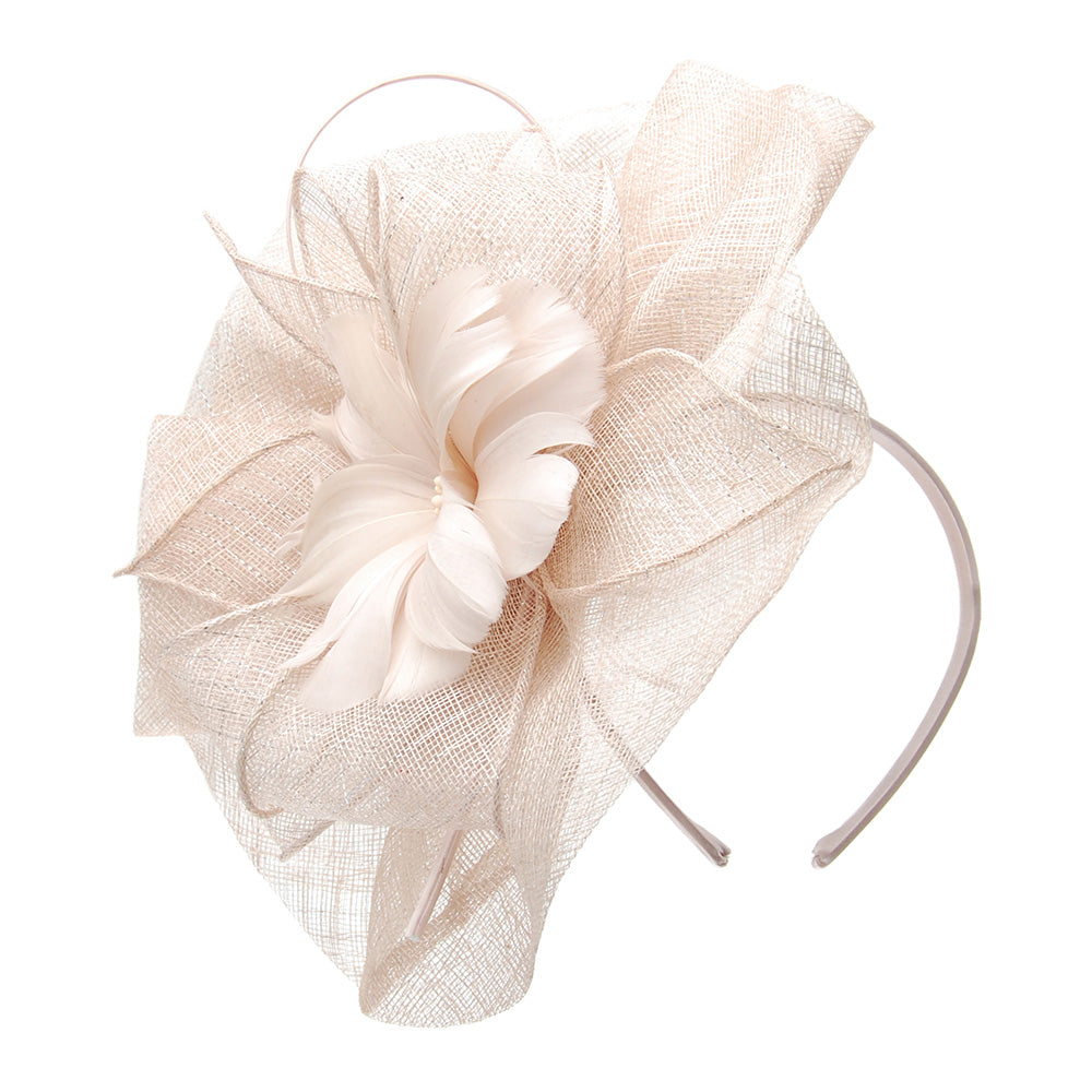 Chapeau Bibi Satine ivoire-argent JANE ANNE DESIGNS