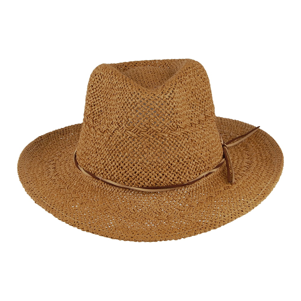 Chapeau Fedora Été Arday marron clair BARTS