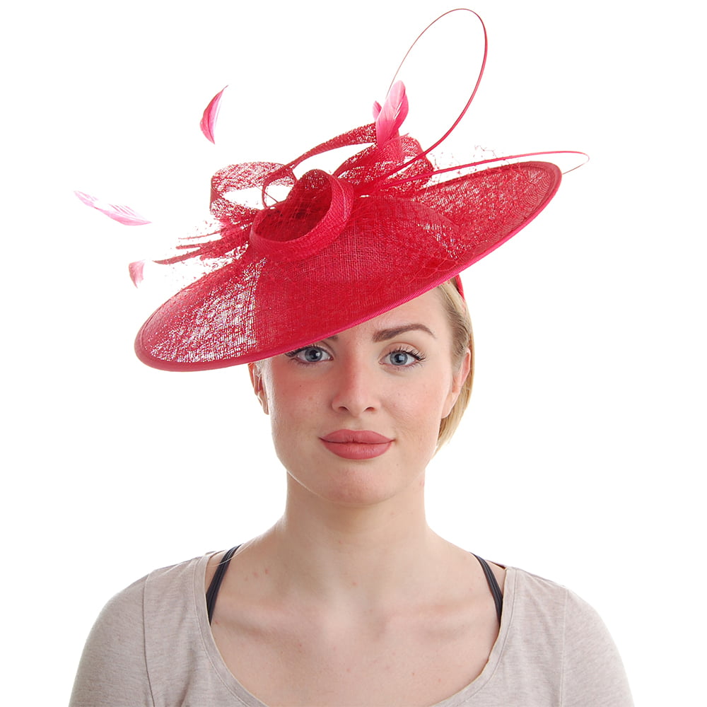 Chapeau Bibi Disque Lunar rouge FAILSWORTH