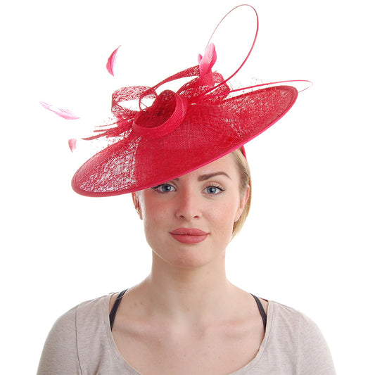 Chapeau Bibi Disque Lunar rouge FAILSWORTH