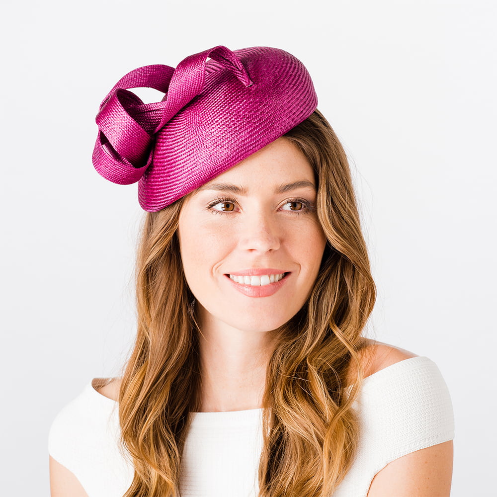 Chapeau Calot Genevieve groseille FAILSWORTH