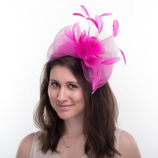 Chapeau Bibi Ferne fuchsia JANE ANNE DESIGNS