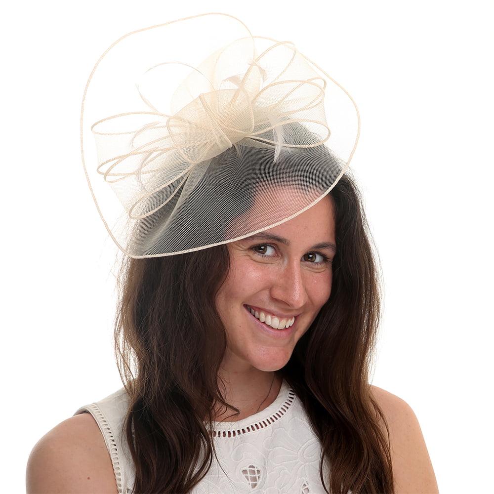 Chapeau Bibi Isadora champagne JANE ANNE DESIGNS