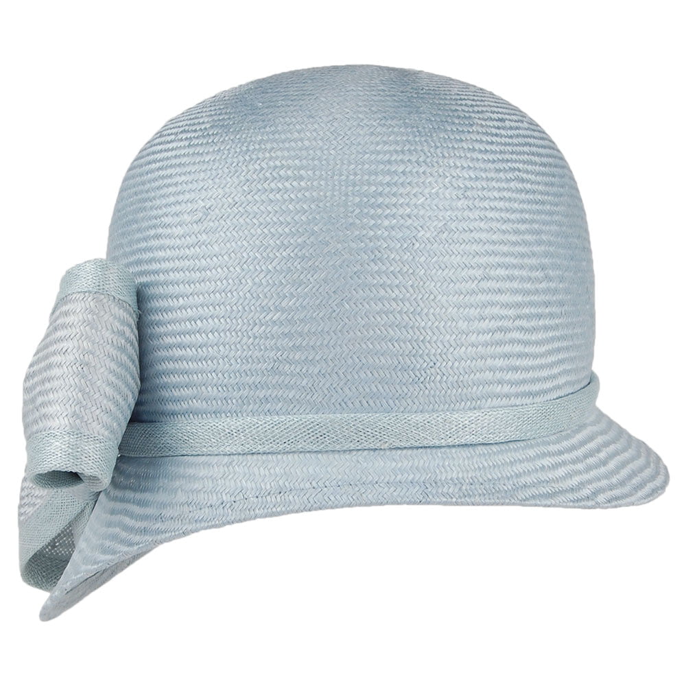 Chapeau Cloche avec Nœud Anna bleu clair WHITELEY