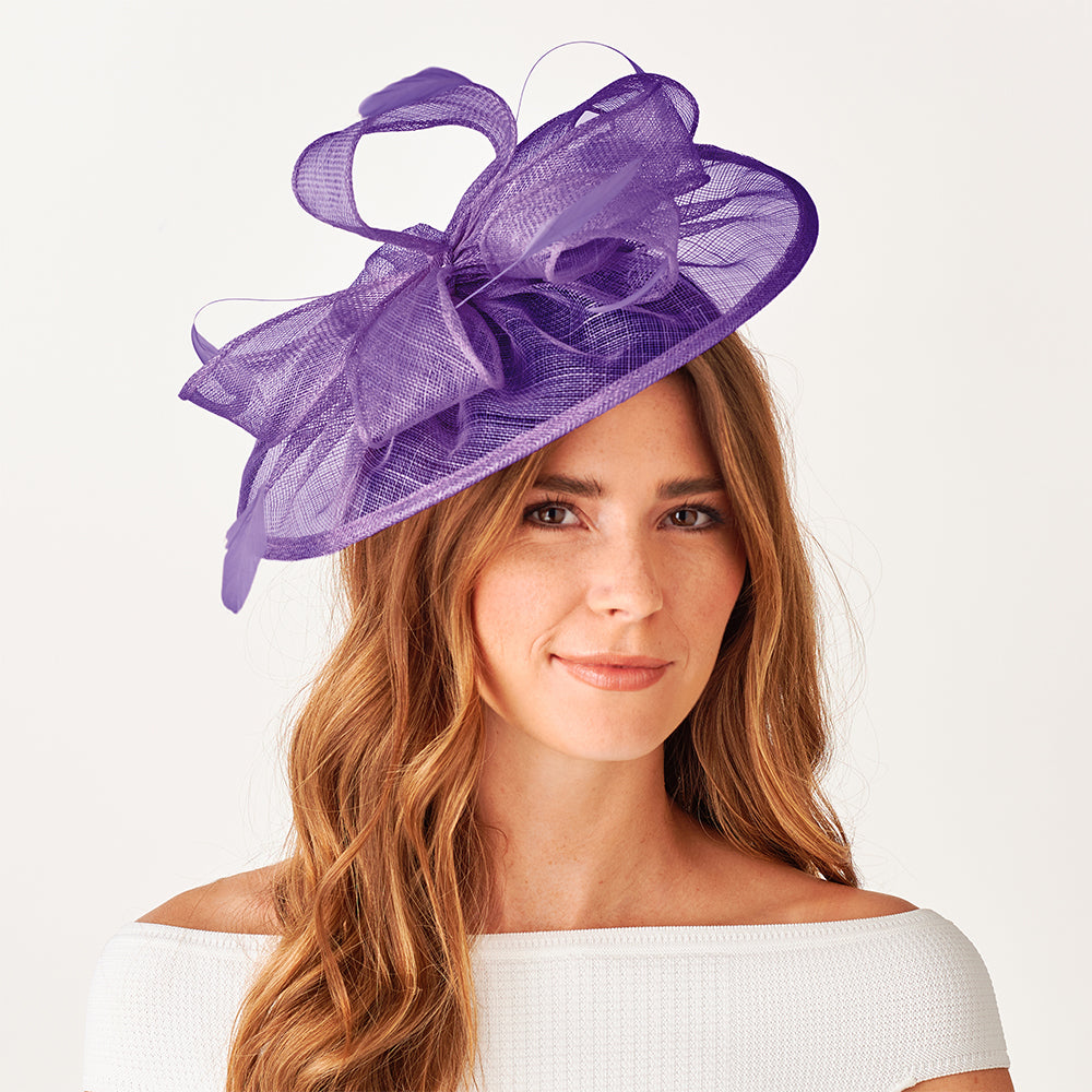 Chapeau Bibi Disque Ginny violet FAILSWORTH