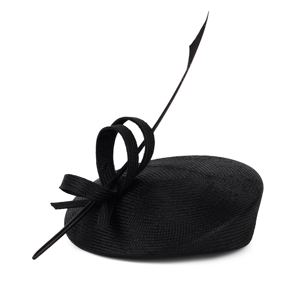 Chapeau Calot en Paille Pippa noir WHITELEY