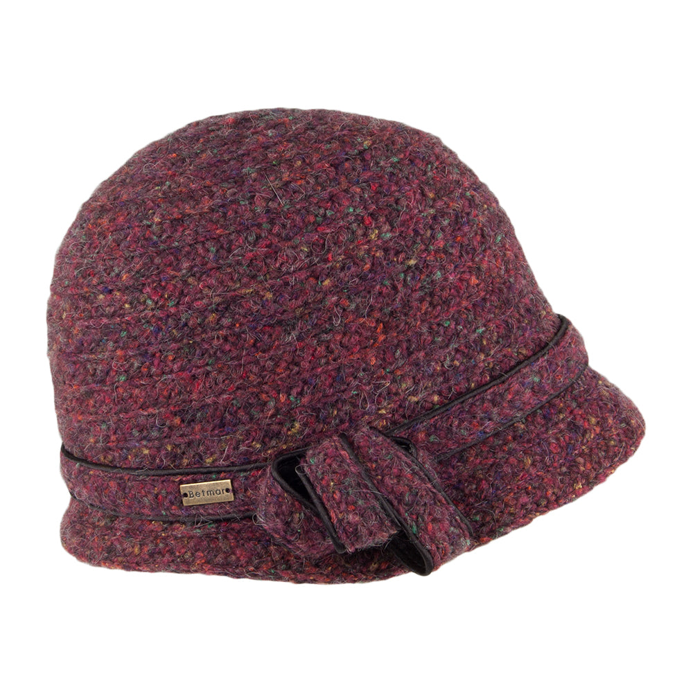 Chapeau Cloche Ella bordeaux BETMAR