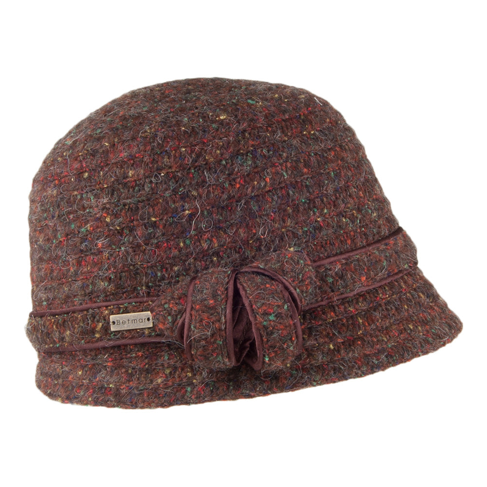 Chapeau Cloche Ella chocolat BETMAR