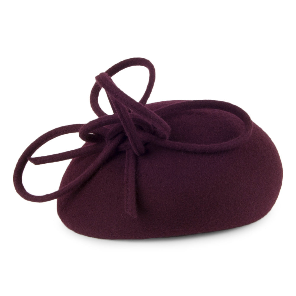 Chapeau Calot en Laine avec Boucles Rosey mûre WHITELEY