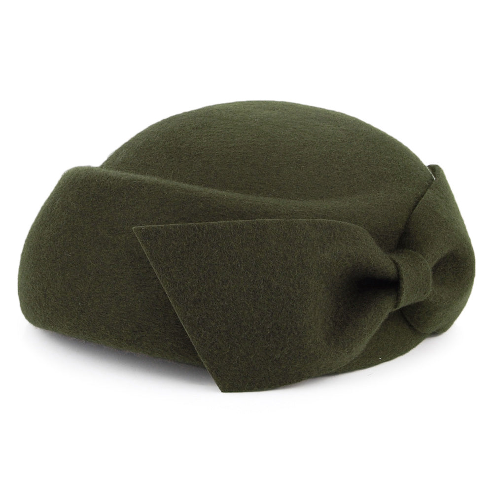 Chapeau Calot en Laine avec Nœud Avery mousse WHITELEY