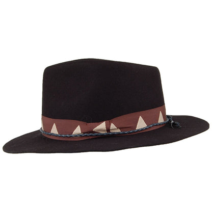 Chapeau Fedora Venice noir BRIXTON