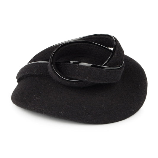Chapeau Calot Rachael en Laine noir WHITELEY
