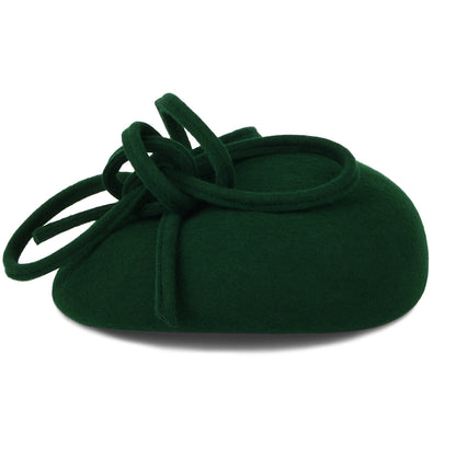 Chapeau Calot en Laine avec Boucles Rosey forêt WHITELEY