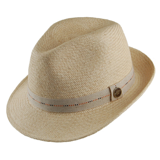 Chapeau Trilby Panama Cuenca Hardy en Paille naturel CHRISTYS