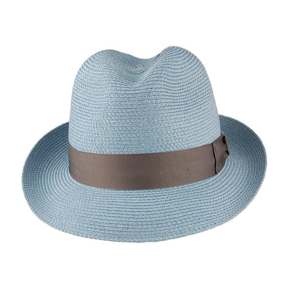 Chapeau Trilby Boss bleu fumé SIGNES