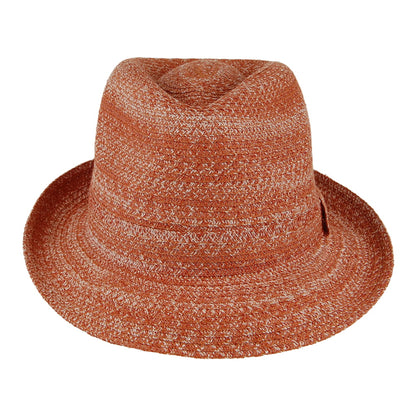 Chapeau Trilby Léger Freddy naturel-rouille BAILEY