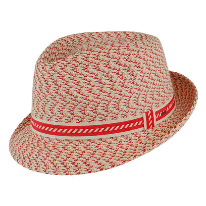 Chapeau Trilby Mannes rouge-naturel BAILEY