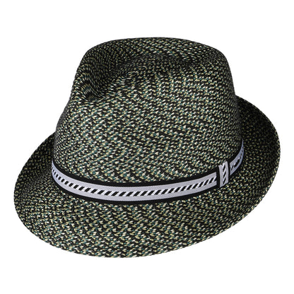 Chapeau Trilby Mannes noir-vert BAILEY