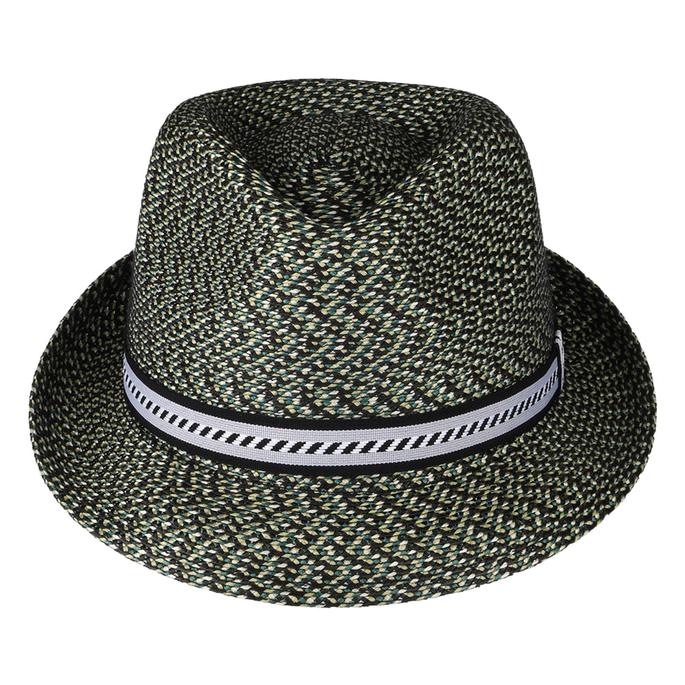 Chapeau Trilby Mannes noir-vert BAILEY