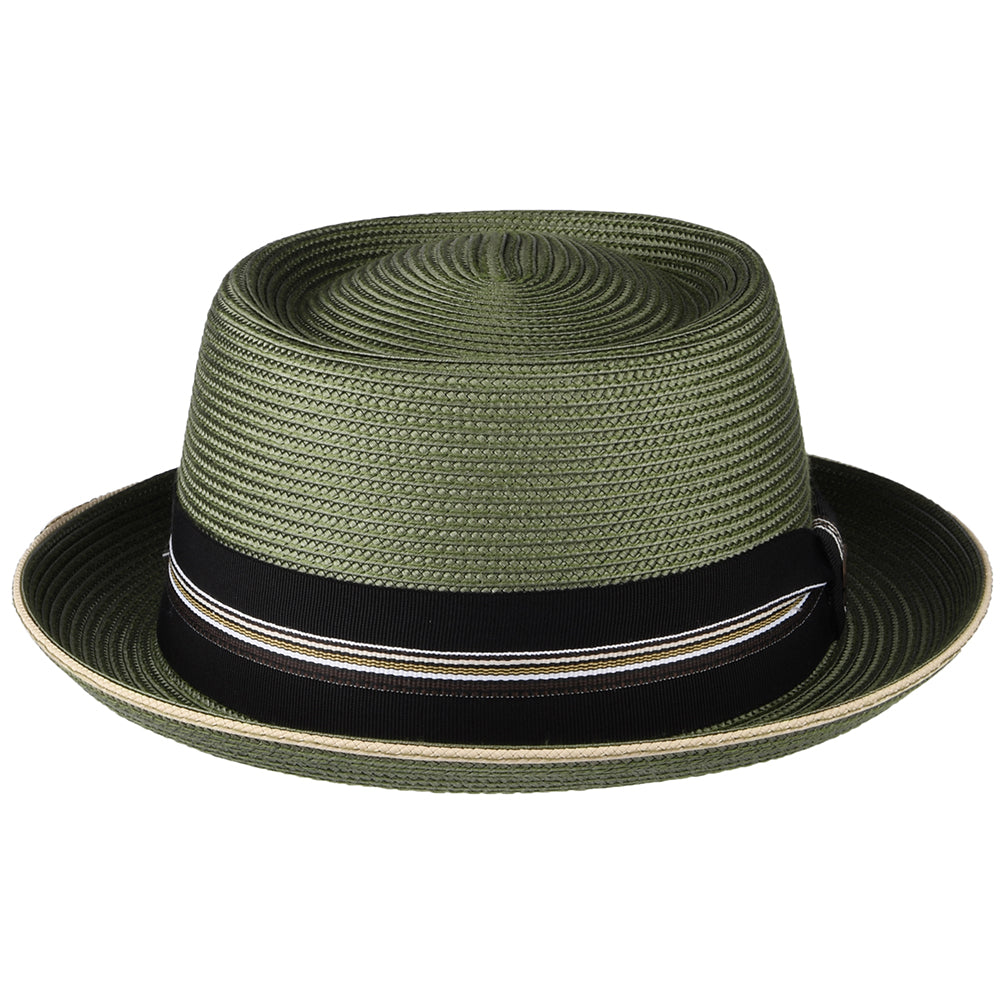 Chapeau Pork Pie Carver vert BAILEY