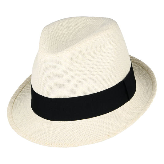 Chapeau Trilby en Paille Toyo naturel FAILSWORTH