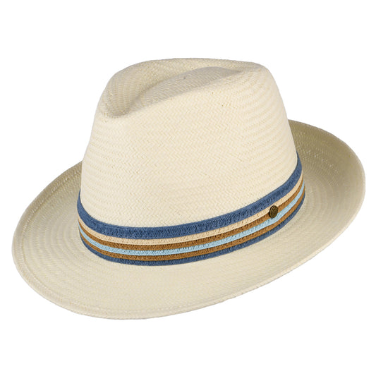 Chapeau Fedora en Paille Toyo Monaco décoloré FAILSWORTH